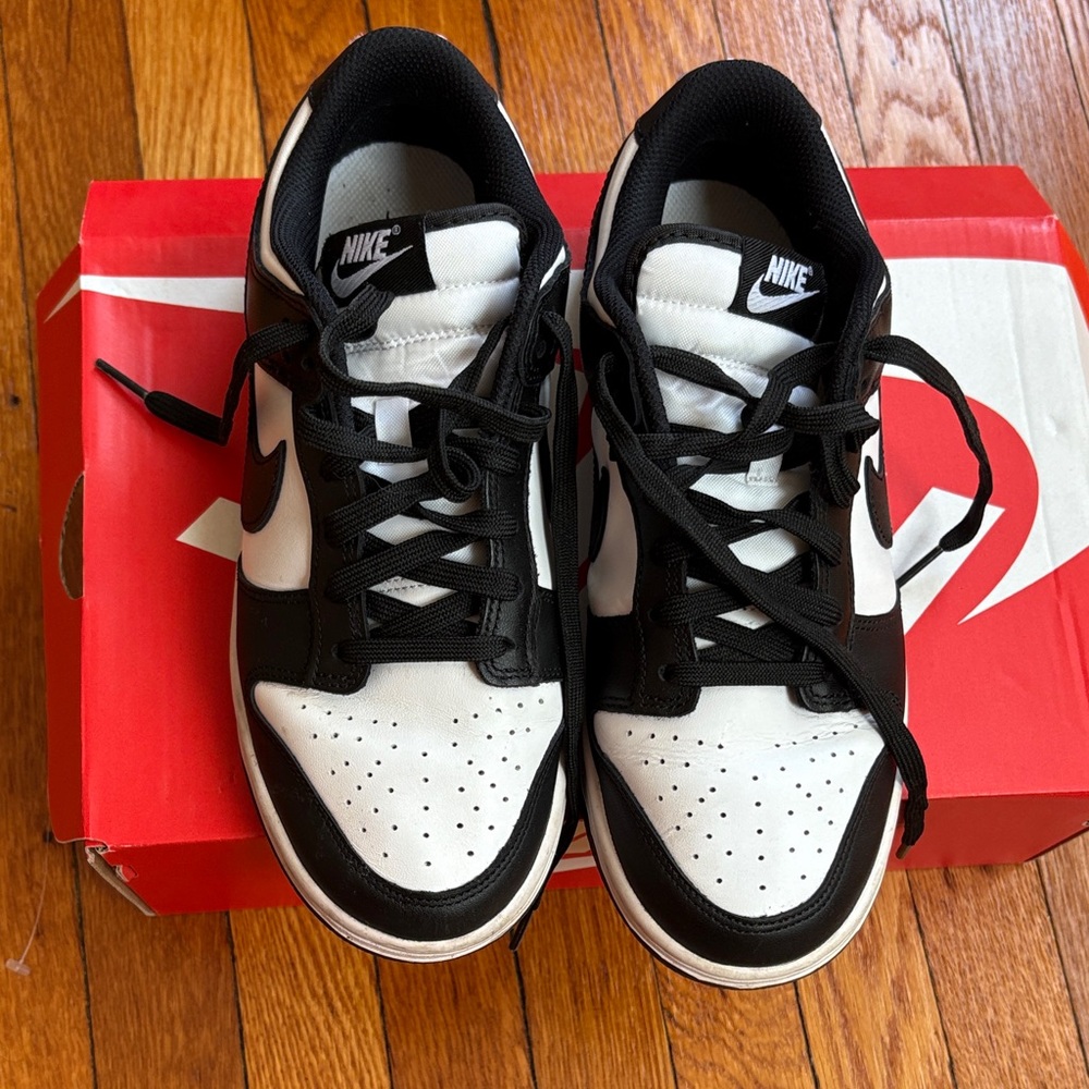 Nike Dunk Low White and Black Sneakers